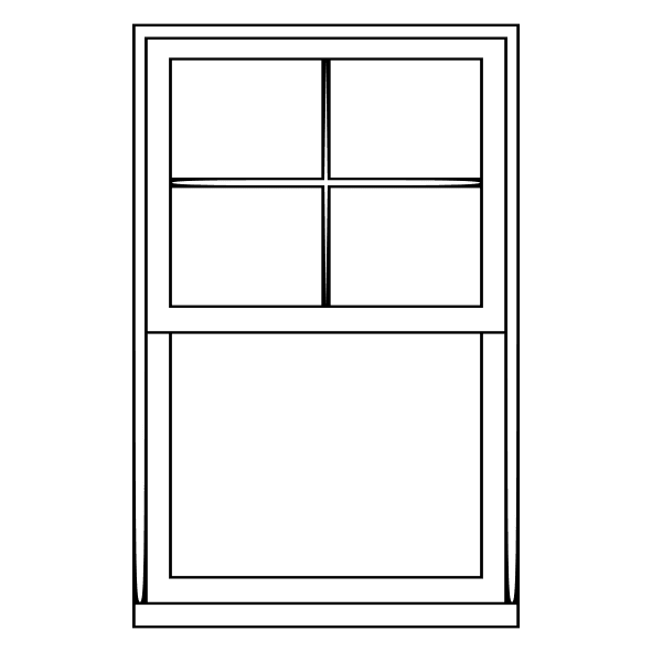 singlehung-window
